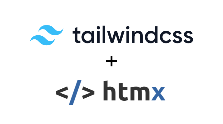 Tailwind CSS and HTMX logos